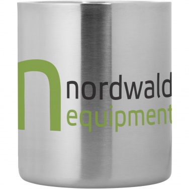 Logo trade business gifts image of: Alps 200 ml insulated mug with carabiner