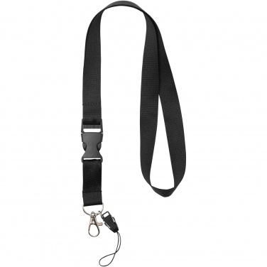 Logotrade promotional item picture of: Sagan phone holder lanyard with detachable buckle