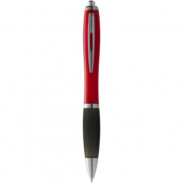 Logotrade promotional items photo of: Nash ballpoint pen coloured barrel and black grip