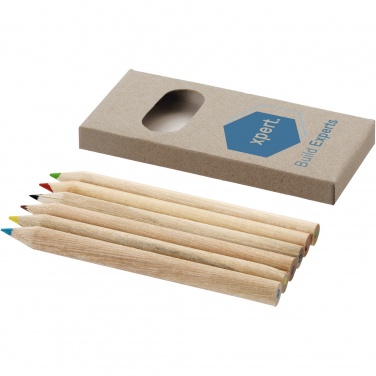 Logotrade promotional giveaways photo of: Ayola 6-piece coloured pencil set