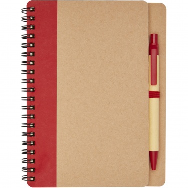 Logotrade promotional item image of: Priestly recycled notebook with pen