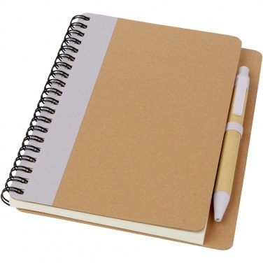 Logotrade promotional products photo of: Priestly recycled notebook with pen