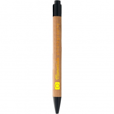 Logo trade promotional giveaways picture of: Borneo bamboo ballpoint pen