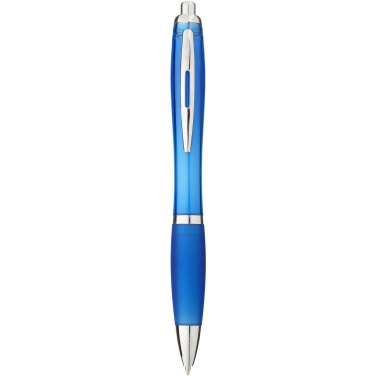 Logotrade promotional giveaway picture of: Nash ballpoint pen with coloured barrel and grip
