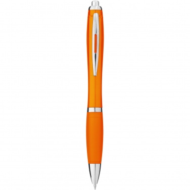 Logotrade business gift image of: Nash ballpoint pen with coloured barrel and grip