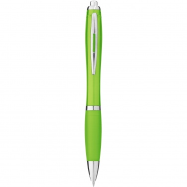 Logotrade promotional merchandise photo of: Nash ballpoint pen with coloured barrel and grip