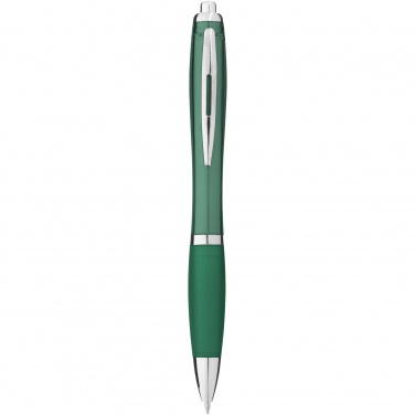 Logotrade promotional product picture of: Nash ballpoint pen with coloured barrel and grip