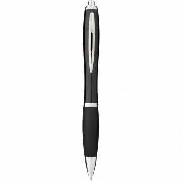 Logotrade promotional giveaway image of: Nash ballpoint pen with coloured barrel and grip