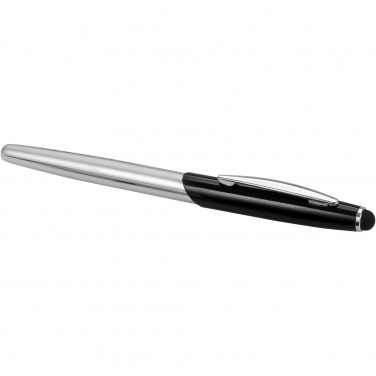 Logo trade advertising products picture of: Geneva stylus ballpoint pen and rollerball pen set