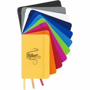 Logo trade promotional products image of: Spectrum A6 hard cover notebook