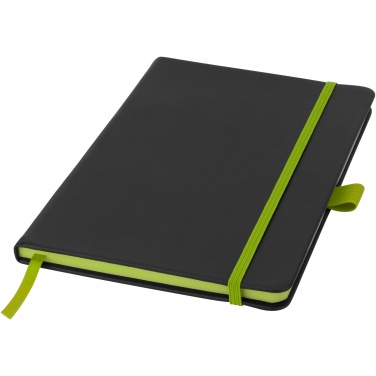 Logo trade promotional merchandise photo of: Colour-edge A5 hard cover notebook