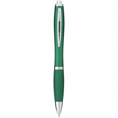 Logo trade business gift photo of: Nash ballpoint pen coloured barrel and grip