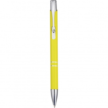 Logotrade business gifts photo of: Moneta aluminium click ballpoint pen (blue ink)
