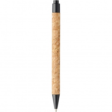 Logo trade promotional giveaways picture of: Midar cork and wheat straw ballpoint pen