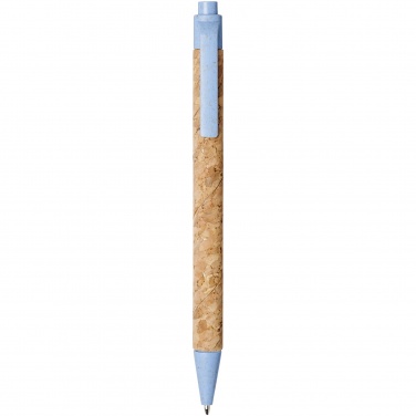 Logotrade promotional merchandise image of: Midar cork and wheat straw ballpoint pen