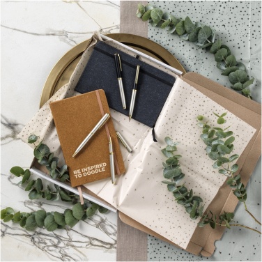 Logo trade business gift photo of: Atlana leather pieces notebook
