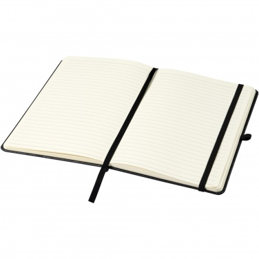 Logo trade promotional products picture of: Atlana leather pieces notebook