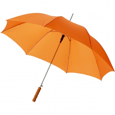 Logo trade promotional gift photo of: Lisa 23" auto open umbrella with wooden handle
