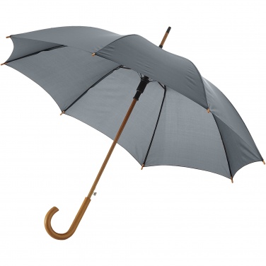 Logotrade promotional gifts photo of: Kyle 23" auto open umbrella wooden shaft and handle