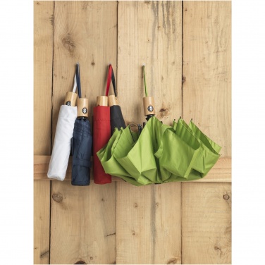 Logo trade corporate gifts picture of: Bo 21" foldable auto open/close recycled PET umbrella