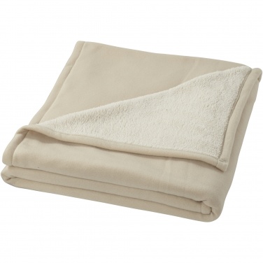 Logotrade promotional merchandise picture of: Springwood soft fleece and sherpa plaid blanket