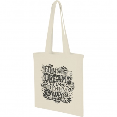 Logo trade promotional gifts image of: Carolina 100 g/m² cotton tote bag 7L