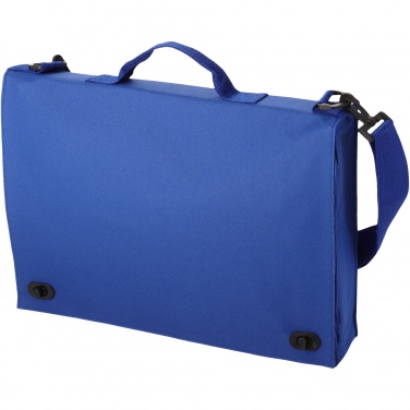 Logo trade promotional merchandise photo of: Santa Fe 2-buckle closure conference bag 6L