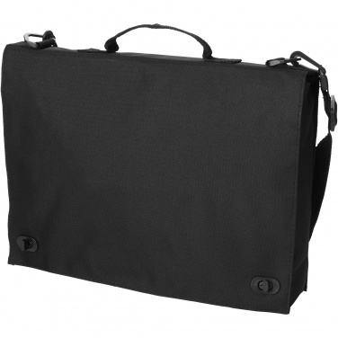 Logo trade promotional merchandise photo of: Santa Fe 2-buckle closure conference bag 6L