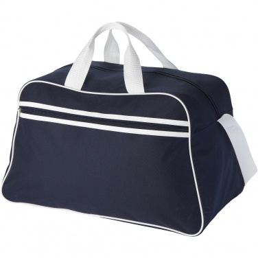 Logo trade advertising products image of: San Jose 2-stripe sports duffel bag 30L