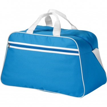 Logotrade advertising product picture of: San Jose 2-stripe sports duffel bag 30L