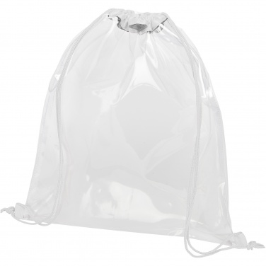 Logotrade promotional item image of: Lancaster transparent drawstring bag 5L