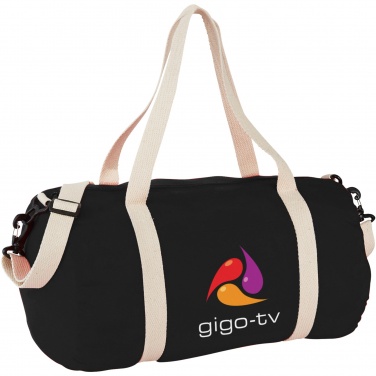 Logotrade promotional product picture of: Cochichuate cotton barrel duffel bag 25L