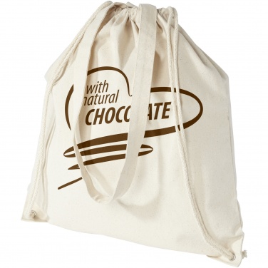 Logo trade advertising product photo of: Eliza 240 g/m² cotton drawstring bag 6L