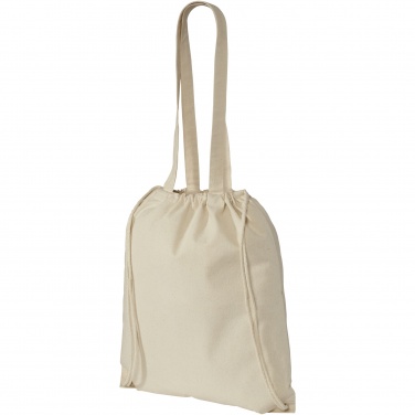 Logotrade business gifts photo of: Eliza 240 g/m² cotton drawstring bag 6L