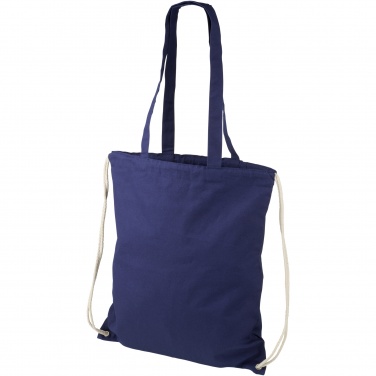 Logo trade promotional products picture of: Eliza 240 g/m² cotton drawstring bag 6L