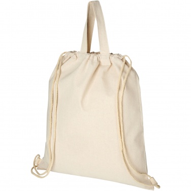 Logo trade promotional item photo of: Pheebs 210 g/m² recycled drawstring bag 6L