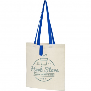 Logo trade promotional gift photo of: Nevada 100 g/m² cotton foldable tote bag 7L