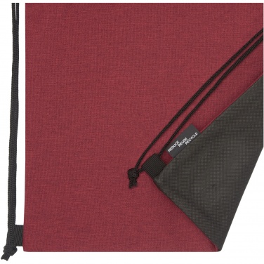 Logo trade promotional giveaways image of: Ross RPET drawstring bag 5L