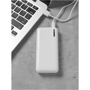 Logo trade promotional merchandise picture of: Compress 10.000 mAh high density power bank
