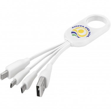 Logotrade promotional giveaway picture of: Troup 4-in-1 charging cable with type-C tip