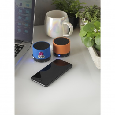 Logo trade promotional merchandise photo of: Duck cylinder Bluetooth® speaker with rubber finish