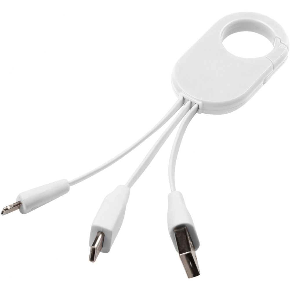 Logo trade advertising product photo of: Troop 3-in-1 charging cable