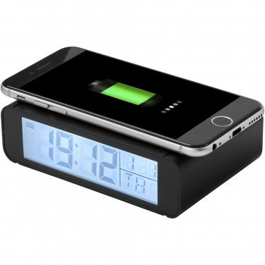 Logotrade promotional items photo of: Seconds 5W wireless charging clock