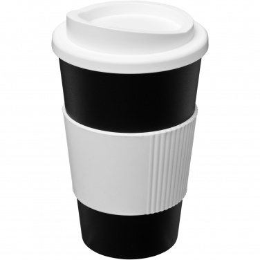 Logo trade promotional items image of: Americano® 350 ml insulated tumbler with grip