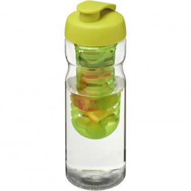 Logotrade promotional products photo of: H2O Active® Base 650 ml flip lid sport bottle & infuser
