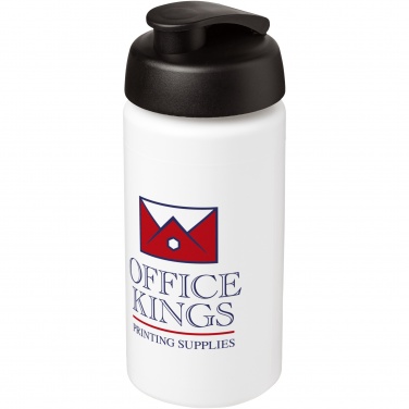 Logo trade promotional products image of: Baseline® Plus grip 500 ml flip lid sport bottle