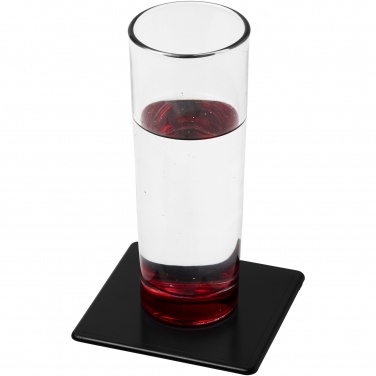 Logo trade business gift photo of: Terran square coaster with 100% recycled plastic