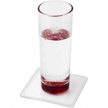 Logotrade advertising product picture of: Ellison square plastic coaster with paper insert