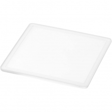 Logotrade promotional item picture of: Ellison square plastic coaster with paper insert