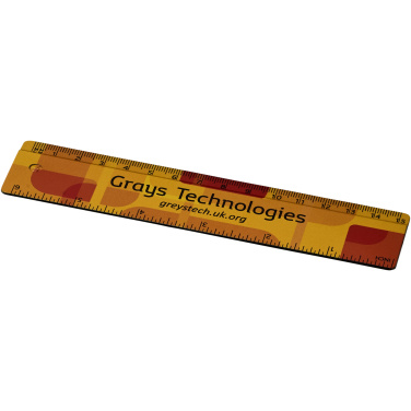 Logotrade promotional merchandise photo of: Terran 15 cm ruler from 100% recycled plastic